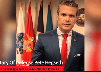 Secretary  Hegseth Ordered All Transgenders To Leave Military By June 6
